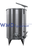 Jacketed, Variable Capacity, Conical Bottom Tanks 1,000 to 2,150 Liter